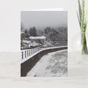 Tarjeta Snow On The Prom Navidad