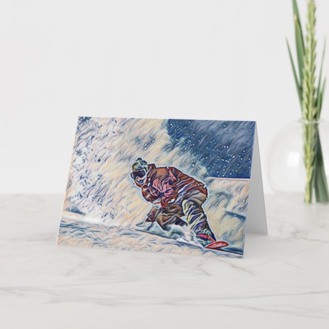 Tarjeta Snowboard (Anverso)