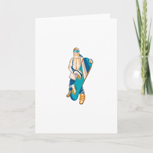 Tarjeta Snowboard (Anverso)