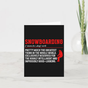 Tarjeta Snowboard Definición Snowboard Juego Snowboard Sno