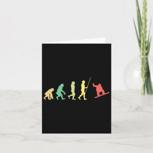 Tarjeta Snowboard Evolution Snowboarder Winter Snowboardin