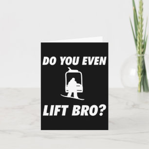 Tarjeta Snowboard ¿Incluso Levantan a tu hermano - Nieve e