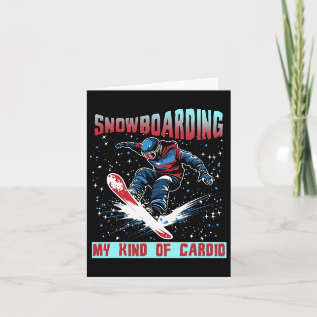 Tarjeta Snowboard Mi Tipo De Cardio (Anverso)