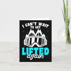 Tarjeta Snowboard Mountains Gear Winter Ski Slope Snowbo