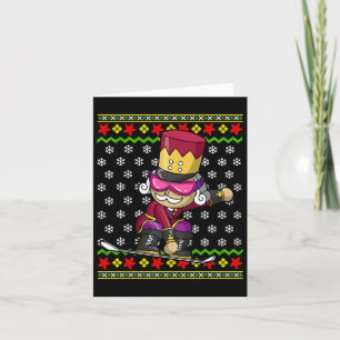 Tarjeta Snowboard Nutcracker Snowboard Navidades feos