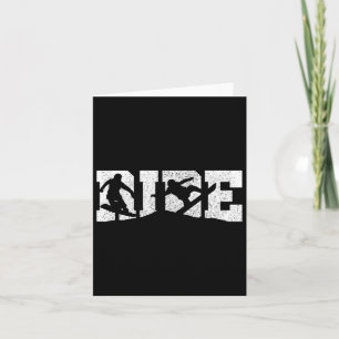 Tarjeta Snowboard - Regalo de snowboard para deportes de i