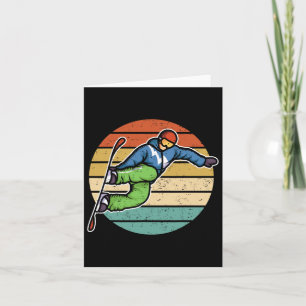Tarjeta Snowboard Retro 1