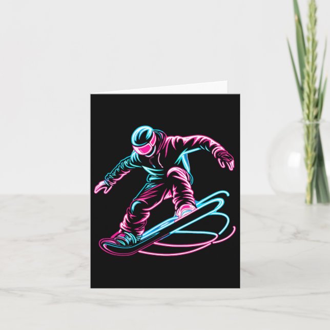 Tarjeta Snowboard Snowboard Snowboard 3 (Anverso)