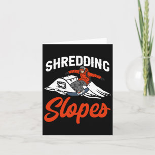 Tarjeta Snowboard Snowboard Snowboard Outfit Shredopes Sno