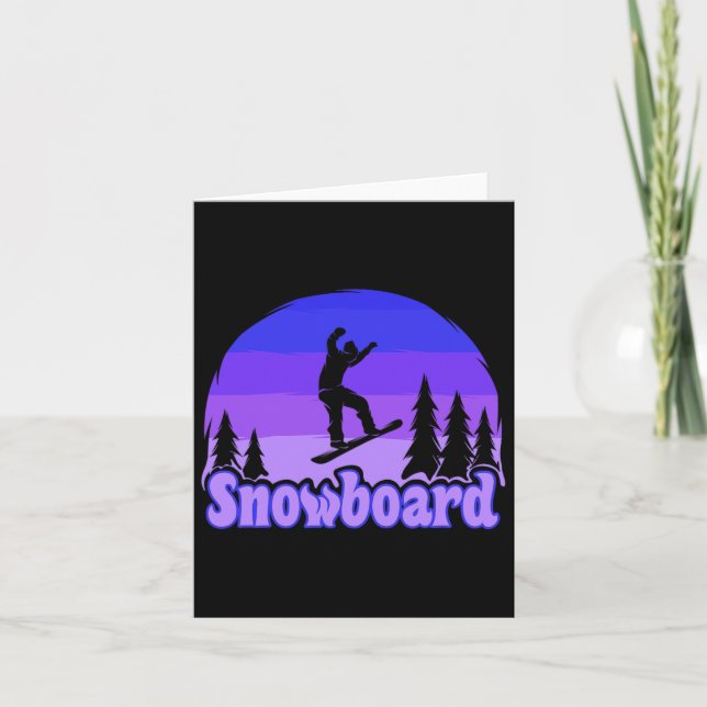 Tarjeta Snowboard Snowboard Snowboard Snowboard 1 (Anverso)