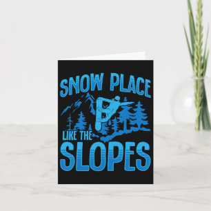 Tarjeta Snowboard Snowboard Snowboard Snowboard Se Pone Co