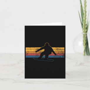 Tarjeta Snowboard Snowboard Snowboard Snowboarder