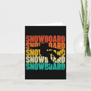Tarjeta Snowboard - Snowboard Snowboard Snowboarder Downhi