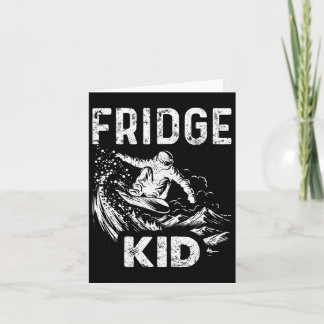 Tarjeta Snowboard Snowboard Vintage Fridge Kid