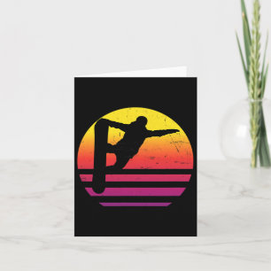Tarjeta Snowboard Snowboarder Hombres deportes de invierno