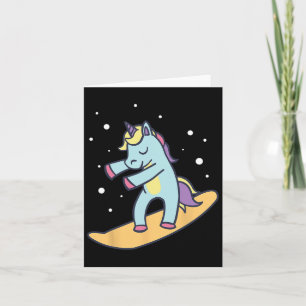 Tarjeta Snowboard Unicorn Snowboard Ski deportivo de invie