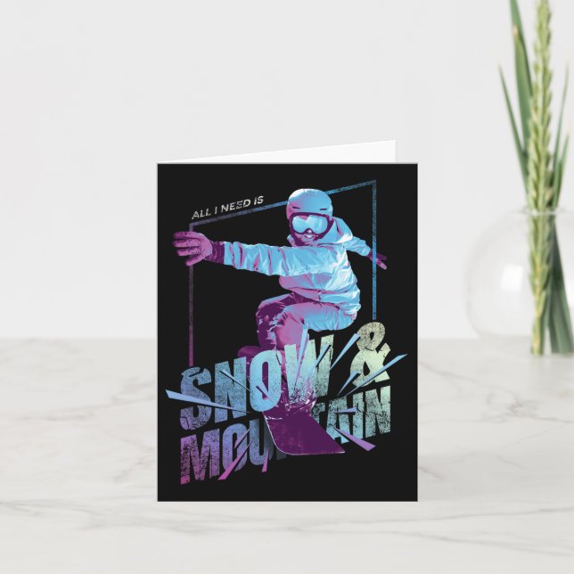 Tarjeta Snowboarder (Anverso)