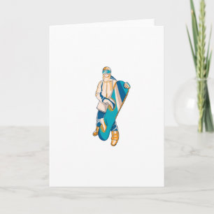 Tarjeta Snowboarder