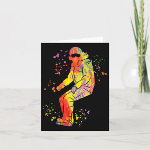 Tarjeta Snowboarder Colorful Snowboard Snowboard 41