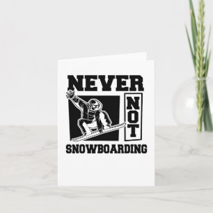 Tarjeta Snowboarder Snowboard - Snowboard Deportes de invi