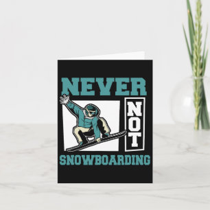 Tarjeta Snowboarder Winter Sports Snowboarding - Snowboard