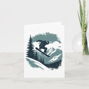 Tarjeta Snowboarding Snowboard 2