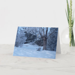 Tarjeta Snowley Bench Card