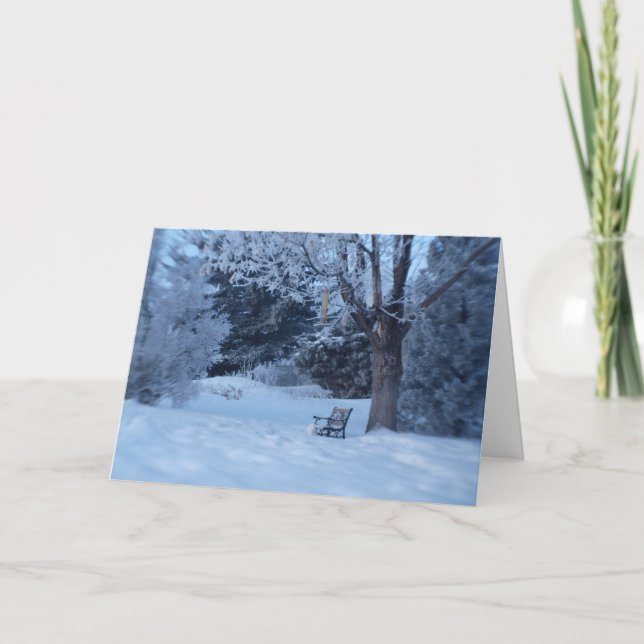 Tarjeta Snowley Bench Card (Anverso)