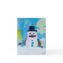 Tarjeta Snowman