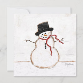 Tarjeta Snowman