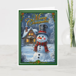 Tarjeta Snowman