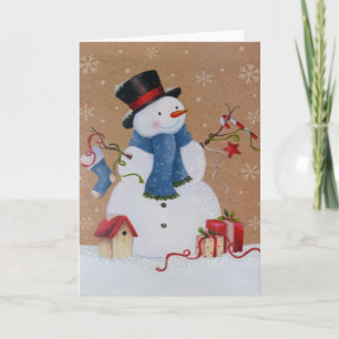 Tarjeta Snowman