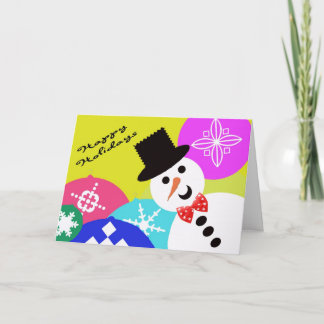 Tarjeta Snowman