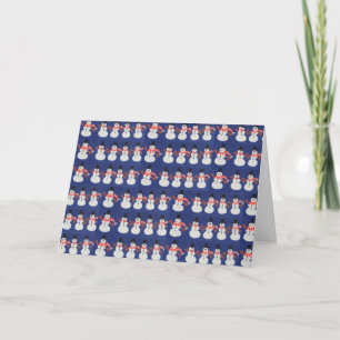 Tarjeta Snowman Art for Charity Card
