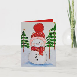 Tarjeta Snowman Christmas