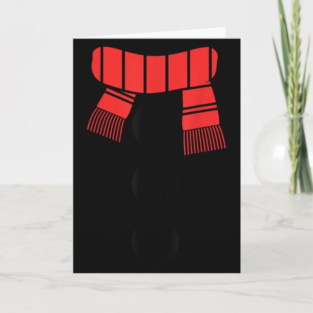 Tarjeta Snowman Shirt Adult Kids Men Women White Snowman C (Anverso)