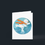 Tarjeta Snowman sobre patinaje sobre hielo<br><div class="desc">Patinaje Hielo Snowman. Allí, lejos de los helados lugares, donde los rayos de sol nunca brillan, se extiende la tierra del muñeco de nieve. Su amplia meseta cubierta por una gruesa manta de nieve y hielo eterno. No hay lugar más frío en el mundo. Pero con tanto frío, los hombres...</div>