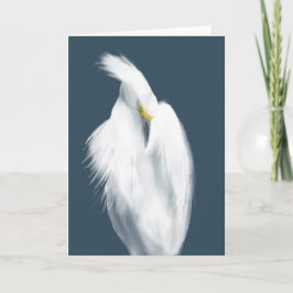 Tarjeta Snowy Egret
