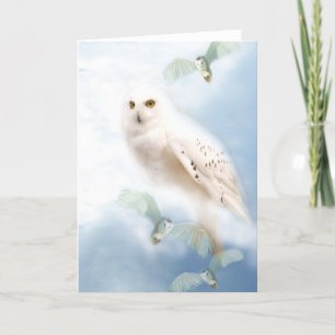 Tarjeta Snowy Owl