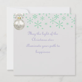 Tarjeta Snowy Pines & Peace