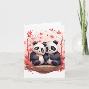 Tarjeta So Happy Together Panda par