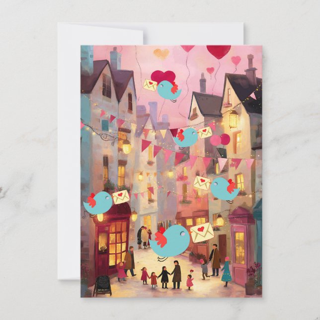 TARJETA SO MANY VALENTINES FOR DELIVERY (Anverso)