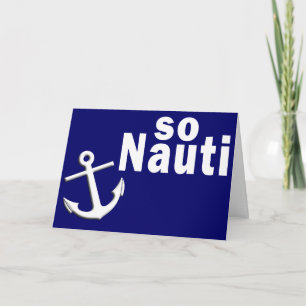 Tarjeta So Nauti - Bote divertida