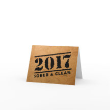Sober & Clean 2017 (regalo de recuperación/adicció