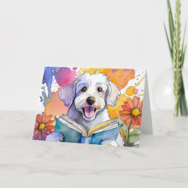 Tarjeta Sober Schnoodle con el gran aniversario de la recu