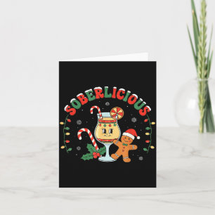 Tarjeta Soberlicious Sobrio Divertido Sobriedad Recuperaci