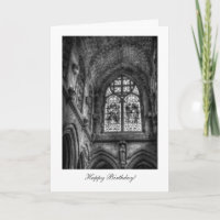 Sobre el altar de la capilla - feliz cumpleaños