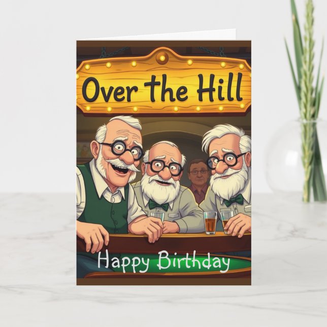 Tarjeta Sobre el Hill Club (Anverso)