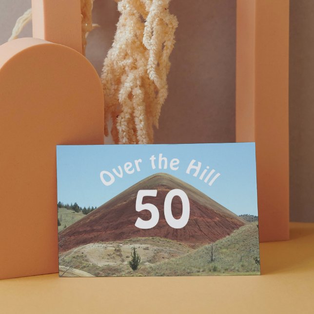 Tarjeta Sobre la cédula de cumpleaños 50 de Hill (In Situ)