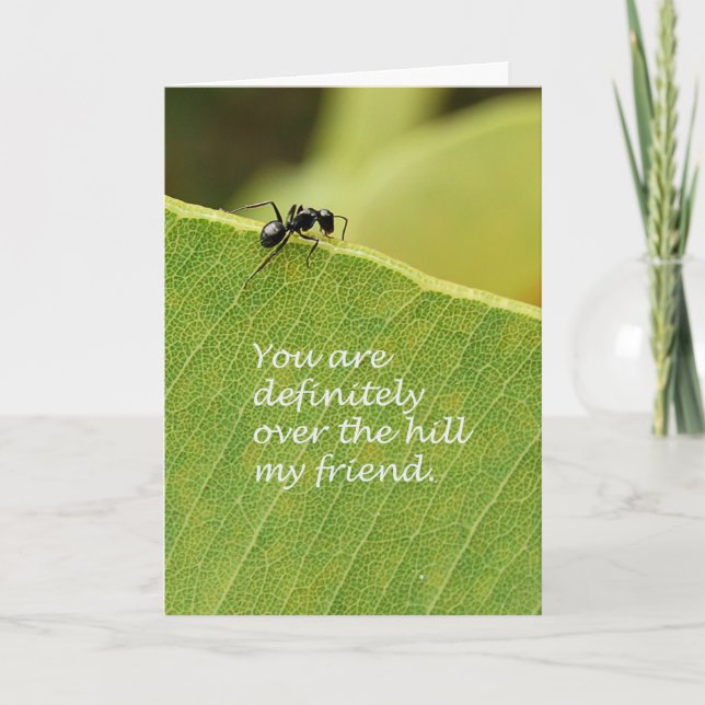 Tarjeta Sobre la colina (Anverso)